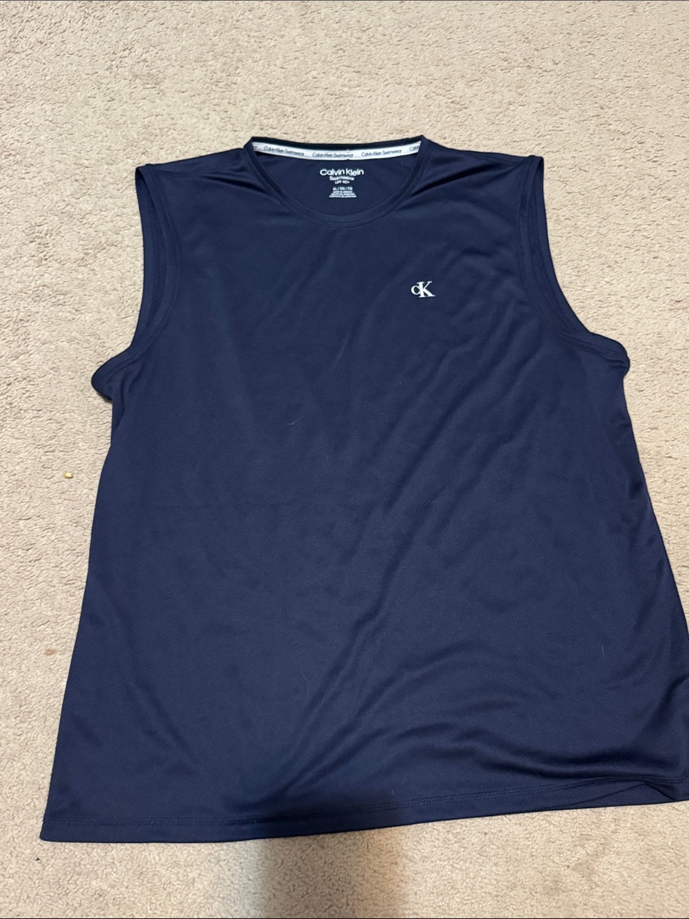 Calvin Klein Dark Navy Performance Sleeveless Top